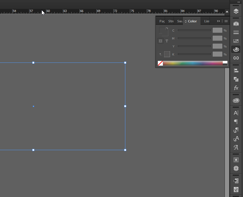 Adobe InDesign CC 2017 - Color spectrum not available - things I find ...